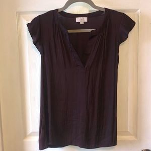 LOFT purple top